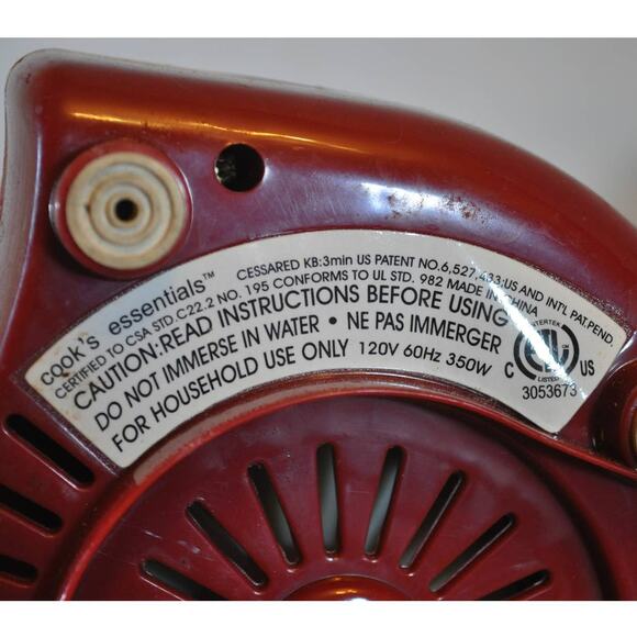 Cook's Essentials Blender - Red - Picture 5 of 10